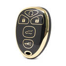 Nano High Quality Cover For Chevrolet Remote Key 5 Buttons Black Color CRL-F11J5