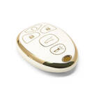 Couverture Nano de haute qualité pour clé télécommande Chevrolet, 5 boutons, couleur blanche, CRL-F11J5 | Clés des Émirats -| thumbnail