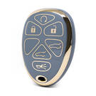 Funda Nano de alta calidad para llave remota Chevrolet, 6 botones, Color gris, CRL-F11J6