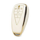 Nano High Quality Cover For Changan Remote Key 4 Buttons White Color CA-C11J4