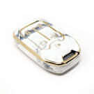 Yeni Satış Sonrası Nano Yüksek Kaliteli Mermer Kapak GMC Uzaktan Anahtar 4 + 1 Düğmeler Beyaz Renk GMC-A12J5A | Emirates Anahtarları -| thumbnail
