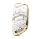 Nano High Quality Marble Cover For Baojun Remote Key 3 Buttons White Color BJ-C12J