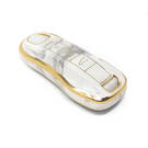 New Aftermarket Nano High Quality Marble Cover For Porsche Remote Key 3 Buttons White Color PSC-B12J | Emirates Keys -| thumbnail