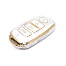 New Aftermarket Nano High Quality Marble Cover For Perodua Remote Key 4 Buttons White Color PRD-A12J | Emirates Keys -| thumbnail