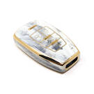 New Aftermarket Nano High Quality Marble Cover For BAIC Remote Key 4 Buttons White Color BQ-A12J | Emirates Keys -| thumbnail