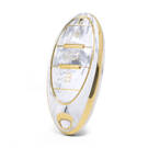 Nano High Quality Marble Cover For Bestunt Remote Key 3 Buttons White Color BT-A12J