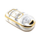 Nueva cubierta de mármol Nano de alta calidad del mercado de accesorios para llave remota Honda 3 botones Color blanco HD-A12J3A | Cayos de los Emiratos -| thumbnail