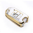Yeni Satış Sonrası Nano Yüksek Kaliteli Mermer Kapak Honda Flip Uzaktan Anahtar 2 Düğme Beyaz Renk HD-B12J2 | Emirates Anahtarları -| thumbnail