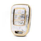 Cover in marmo Nano di alta qualità per chiave telecomando Honda 2 pulsanti colore bianco HD-D12J2
