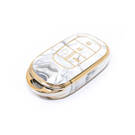 Nueva cubierta de mármol Nano de alta calidad del mercado de accesorios para llave remota Honda 4 botones Color blanco HD-G12J | Cayos de los Emiratos -| thumbnail