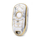 Nano High Quality Marble Cover For Buick Remote Key 6 Buttons White Color BK-A12J6