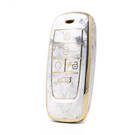 Nano High Quality Marble Cover For Trumpchi Remote Key 5 Buttons White Color CQ-B12J