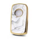 Nano Marble Cover For VW Flip Remote Key 3B White VW-A12J | MK3 -| thumbnail