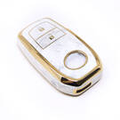 New Aftermarket Nano High Quality Marble Cover For Toyota Remote Key 3 Buttons White Color TYT-A12J2 | Emirates Keys -| thumbnail