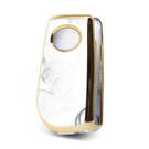 Nano Marble Cover Toyota Flip Remote Key 4B White TYT-C12J4 | MK3 -| thumbnail