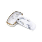 New Aftermarket Nano High Quality Marble Cover For Ford Remote Key 4 Buttons White Color Ford-B12J4 | Emirates Keys -| thumbnail