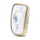 Couverture en marbre Nano pour clé télécommande Lexus 3B blanc LXS-A12J3 | MK3 -| thumbnail