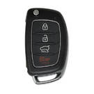 Hyundai Tucson 2014 Flip Remote Key Shell 4 Button TOY48 Blade