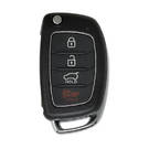 Hyundai Tucson 2014 Flip Remote Key Shell 4 botones TOY48 Blade