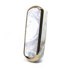 Couvercle en marbre Nano pour clé télécommande Mazda 4B blanc MZD-A12J4 | MK3 -| thumbnail