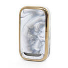 Couvercle en marbre Nano pour clé télécommande Chery 3B blanc CR-A12J | MK3 -| thumbnail