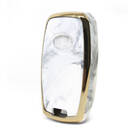 Nano Marble Cover For Kia Remote Key 3B White KIA-A12J | MK3 -| thumbnail