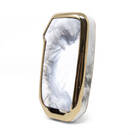 Couvercle en marbre Nano pour clé télécommande Kia 4B blanc KIA-C12J4A | MK3 -| thumbnail