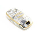Nueva cubierta de mármol Nano de alta calidad del mercado de accesorios para llave remota Kia 5 botones Color blanco KIA-D12J5 | Cayos de los Emiratos -| thumbnail
