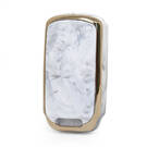 Couvercle en marbre Nano pour clé télécommande Kia 4B blanc KIA-M12J4A | MK3 -| thumbnail