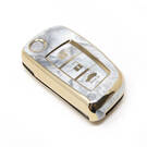 Nano couvercle en marbre de haute qualité pour clé télécommande Nissan, 3 boutons, couleur blanche, NS-B12J3 | Clés des Émirats -| thumbnail