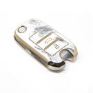 Nouveau couvercle en marbre Nano de haute qualité pour clé télécommande Roewe, 3 boutons, couleur blanche, RW-A12J | Clés des Émirats -| thumbnail