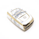 Nueva cubierta de mármol Nano de alta calidad del mercado de accesorios para llave remota Hyundai 3 botones Color blanco HY-A12J3A | Cayos de los Emiratos -| thumbnail