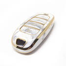 Nueva cubierta de mármol Nano de alta calidad del mercado de accesorios para llave remota Hyundai 4 botones Color blanco HY-H12J4A | Cayos de los Emiratos -| thumbnail