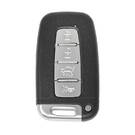 Coque de clé télécommande intelligente Hyundai KIA, 4 boutons, lame HYN14R