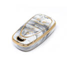 Couverture en marbre Nano de haute qualité pour clé télécommande Chevrolet, 5 boutons, couleur blanche, CRL-B12J5A | Clés des Émirats -| thumbnail