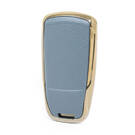 Nano Leather Cover For Audi Remote Key 3B Gray Audi-B13J | MK3 -| thumbnail