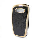 Housse en cuir Nano Gold Audi Flip Key 3B Noir Audi-C13J | MK3 -| thumbnail