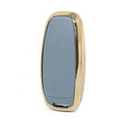 Capa de couro Nano Gold Audi Remote Key 3B Cinza Audi-D13J | MK3 -| thumbnail