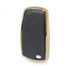 Capa de couro nano dourada BMW Remote Key 4B preta BMW-A13J4A | MK3 -| thumbnail