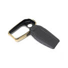 New Aftermarket Nano High Quality Gold Leather Cover For BMW Remote Key 3 Buttons Black Color BMW-D13J | Emirates Keys -| thumbnail