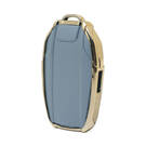 Cover in pelle Nano Gold Chiave telecomando BMW 3B Grigia BMW-D13J | MK3 -| thumbnail