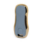 Nano Gold Leather Cover For Porsche Key 3B Gray PSC-B13J | MK3 -| thumbnail