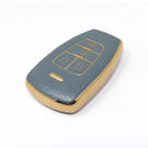 Nueva funda de cuero dorado Nano de alta calidad para mando a distancia BAIC, 4 botones, Color gris, BQ-A13J | Cayos de los Emiratos -| thumbnail