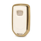 Funda de cuero Nano Gold Llave remota Honda 3B Blanco HD-A13J3A | MK3 -| thumbnail