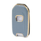 Nano Gold Leather Cover Honda Flip Key 2B Gray HD-B13J2 | MK3 -| thumbnail