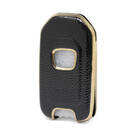 Кожаный чехол Nano Gold с откидным ключом Honda 3B, черный HD-B13J3 | МК3 -| thumbnail