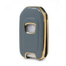 Capa de Couro Nano Dourada Honda Flip Key 3B Cinza HD-B13J3 | MK3 -| thumbnail
