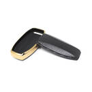 New Aftermarket Nano High Quality Gold Leather Cover For BYD Remote Key 4 Buttons Black Color BYD-A13J | Emirates Keys -| thumbnail