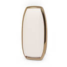 Cover in pelle Nano Gold Chiave remota BYD 4B Bianca BYD-A13J | MK3 -| thumbnail