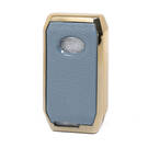 Cover in pelle Nano Gold Chiave remota BYD 4B Grigio BYD-C13J | MK3 -| thumbnail